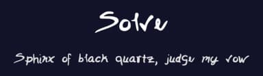 Solve by Alex — Script Handwritten Font — thumbnail 2