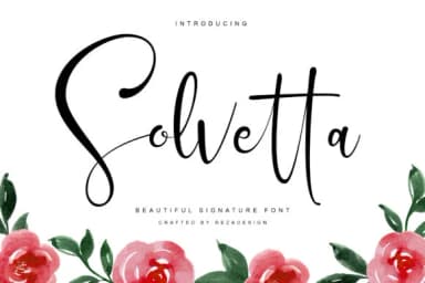 Solvetta Font by Grezline Studio — Script Handwritten Font — thumbnail 1