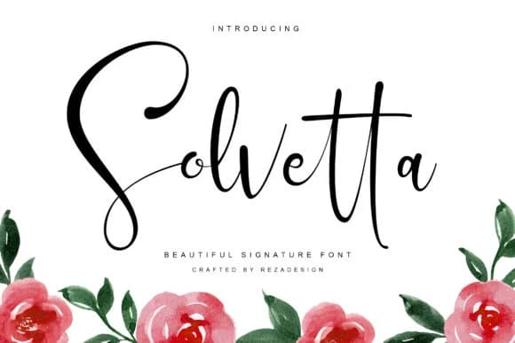 Solvetta Font by Grezline Studio — Script Handwritten Font