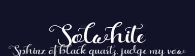 Solwhite by liart type — Script Handwritten Font — thumbnail 2
