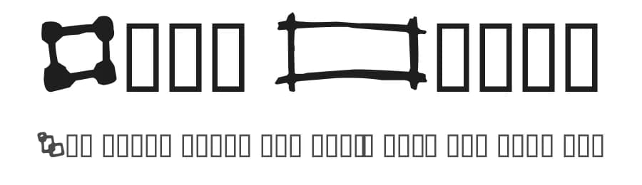 Some Boxes by Spork Thug Typography — Dingbats Font