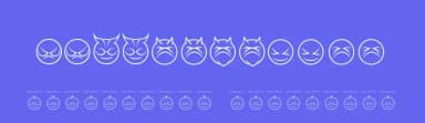 Some Devil Faces by Murder Fonts — Dingbats Font — thumbnail 3