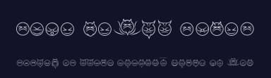 Some Devil Faces by Murder Fonts — Dingbats Font — thumbnail 2