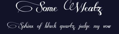 Some Weatz by Måns Grebäck — Script Handwritten Font — thumbnail 2