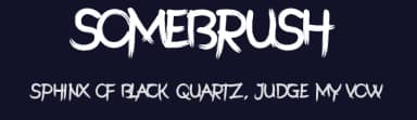 SomeBrush by ghielzact — Script Handwritten Font — thumbnail 2