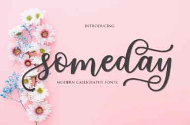 Someday Script Font by Mrletters — Script Handwritten Font — thumbnail 1