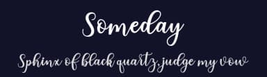 Someday by Mr Letters — Script Handwritten Font — thumbnail 2