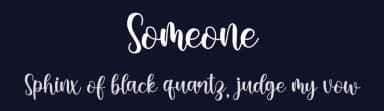 Someone by Nirmala Creative — Script Handwritten Font — thumbnail 2