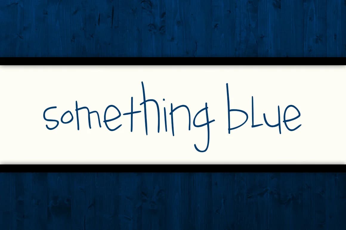 Something Blue Font by brittneymurphydesign — Script Handwritten Font
