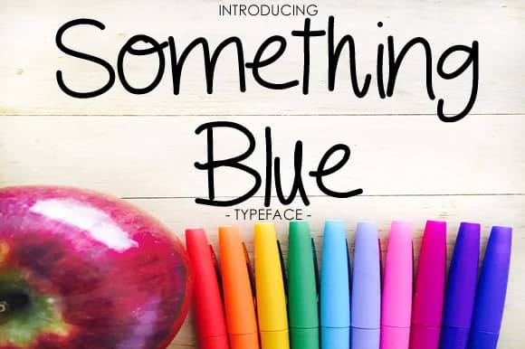 Something Blue Font by yh.seaofknowledge by yh.seaofknowledge — Script Handwritten Font