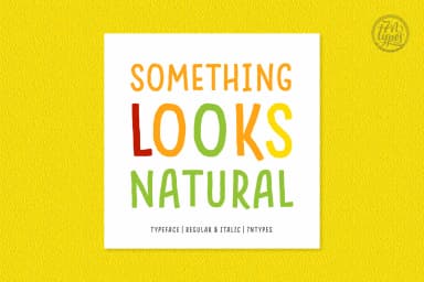 Something Looks Natural Font by Situjuh — Script Handwritten Font — thumbnail 1