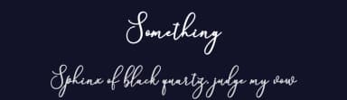 Something by Amarlettering - Takiy — Script Handwritten Font — thumbnail 2