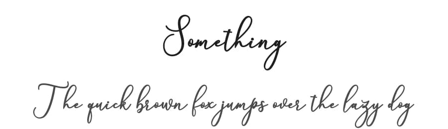 Something by Amarlettering - Takiy — Script Handwritten Font