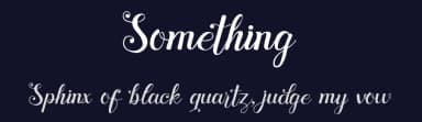 Something by !bey Design — Script Handwritten Font — thumbnail 2