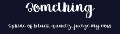 Something by FreshtypeINK — Script Handwritten Font — thumbnail 2