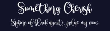 Something Cherish by Airotype — Script Handwritten Font — thumbnail 2