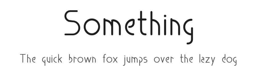 Something by di Marques — Sans Serif Font