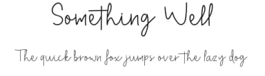 Something Well by RantautypeStudio — Script Handwritten Font — thumbnail 1