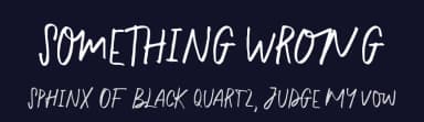 Something Wrong by Invasi Typework — Script Handwritten Font — thumbnail 2