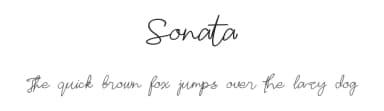 Sonata by HDPro — Script Handwritten Font — thumbnail 1