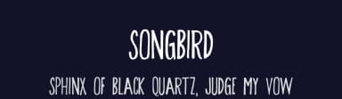 Songbird by Skyhaven Fonts — Script Handwritten Font — thumbnail 2