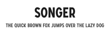 Songer by Alexander Pravdin — Sans Serif Font — thumbnail 1