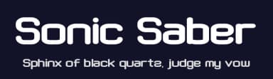 Sonic Saber by Letterafa Studio — Sans Serif Font — thumbnail 2