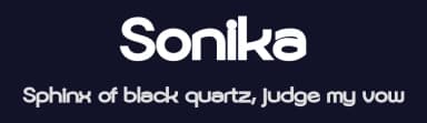 Sonika by Måns Grebäck — Sans Serif Font — thumbnail 2