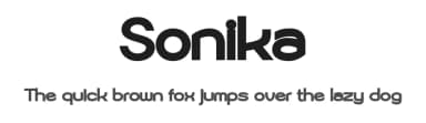 Sonika by Måns Grebäck — Sans Serif Font — thumbnail 1