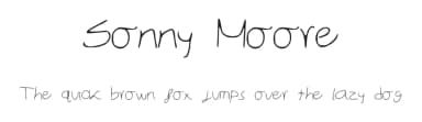Sonny Moore by CG Ness — Script Handwritten Font — thumbnail 1