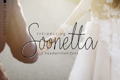 Soonetta Script Font by OvalStudio — Script Handwritten Font — thumbnail 1