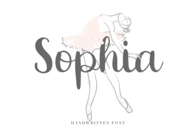 Sophia Font by Pasha Larin by Pasha Larin — Script Handwritten Font — thumbnail 1