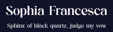 Sophia Francesca by UI Creative — Serif Font — thumbnail 2