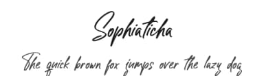 Sophiaticha by Creatype Studio — Script Handwritten Font — thumbnail 1
