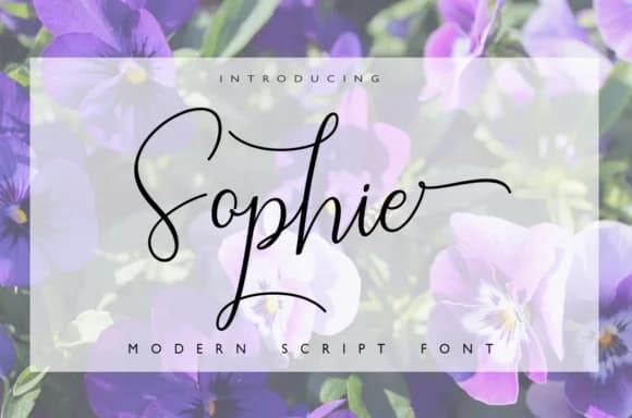 Sophie Font by Rudistudio — Script Handwritten Font