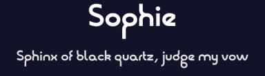 Sophie by Benoît Sjöholm — Sans Serif Font — thumbnail 2