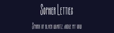 Sophier Letties by Cotbada Studio — Script Handwritten Font — thumbnail 2