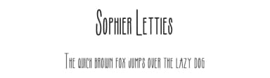 Sophier Letties by Cotbada Studio — Script Handwritten Font — thumbnail 1