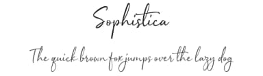 Sophistica by 50Fox Studio — Script Handwritten Font — thumbnail 1