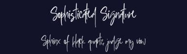 Sophisticated Signature by DM Letter Studio - Dimas Prasetyo — Script Handwritten Font — thumbnail 2