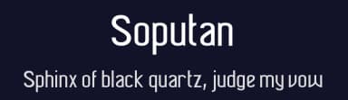Soputan by Sudar Moko — Sans Serif Font — thumbnail 2