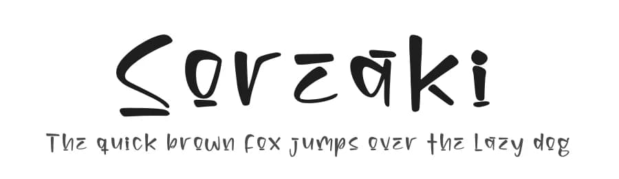 Soreaki by Letterena Studios — Script Handwritten Font