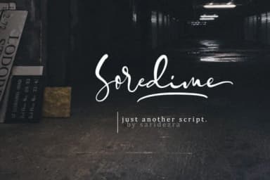 Soredime Font by saridezra — Script Handwritten Font — thumbnail 1