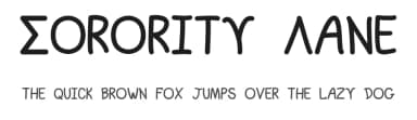 Sorority Lane by Jordan Seth — Script Handwritten Font — thumbnail 1