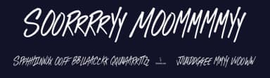 Sorry Mommy by JSH creates — Script Handwritten Font — thumbnail 2