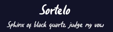 Sortelo by Nearzoo Studio — Script Handwritten Font — thumbnail 2