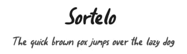 Sortelo by Nearzoo Studio — Script Handwritten Font — thumbnail 1