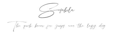 Sosakila by Jadatype — Script Handwritten Font — thumbnail 1