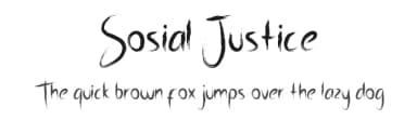 Sosial Justice by NihStudio — Script Handwritten Font — thumbnail 1