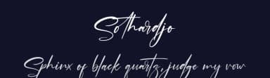 Sothardjo by Wildan Type — Script Handwritten Font — thumbnail 2